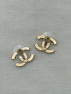 24S CC logo earrings crystal gold ABD310 - CHANEL - BALAAN 6