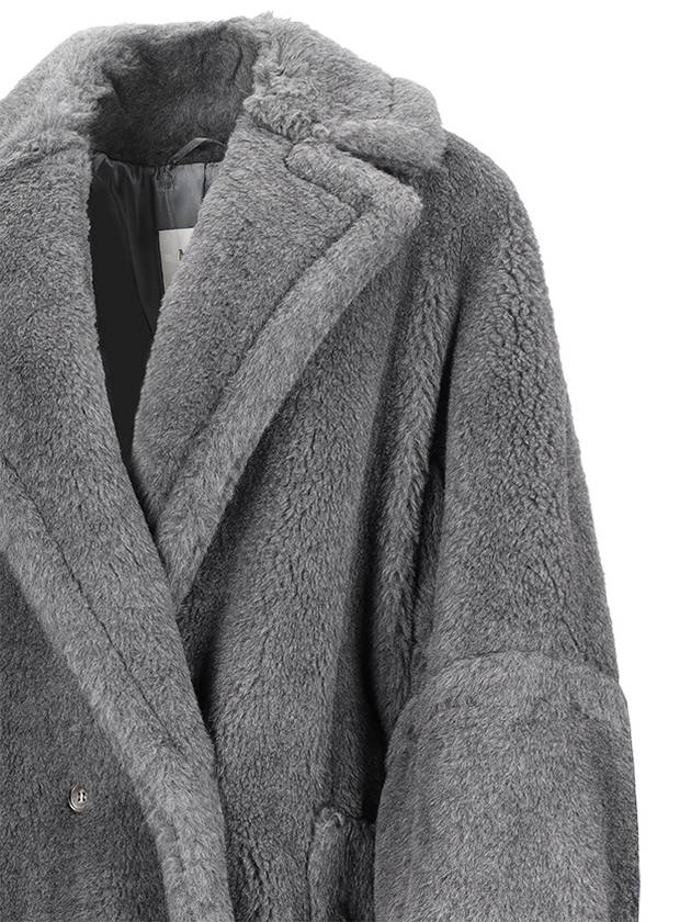 Kadiak oversized teddy double coat Avio - MAX MARA - BALAAN 4