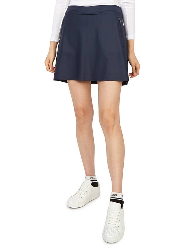 Women's Effortless A-Line Skirt Navy - G/FORE - BALAAN 6