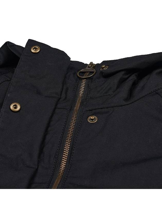 Arley Wax Hooded Jacket Black - BARBOUR - BALAAN 9