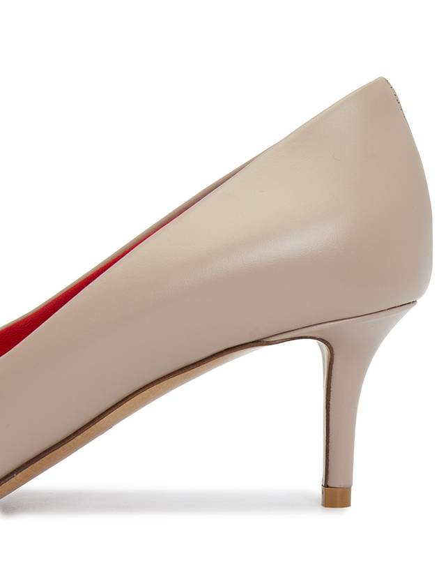 V Logo Pumps Beige - VALENTINO - BALAAN 9