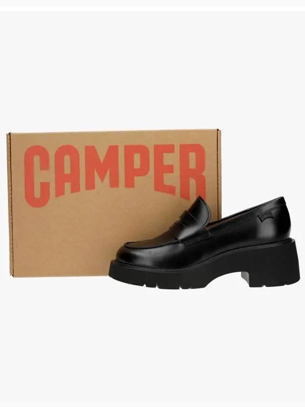 Milah Leather Loafer Black - CAMPER - BALAAN 4