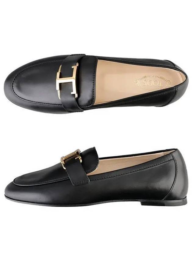 Tods T Timeless Leather Loafers Black - TOD'S - BALAAN 2