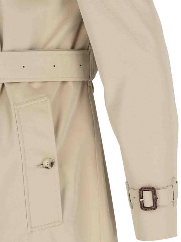 Kensington Heritage Cotton Trench Double Coat Beige - BURBERRY - BALAAN 6