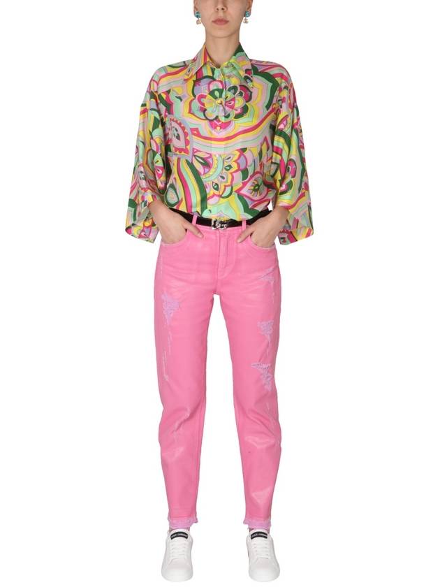 printed silk blouse - DOLCE&GABBANA - BALAAN 3