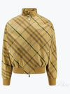 Check Bomber Jacket Yellow - BURBERRY - BALAAN 2