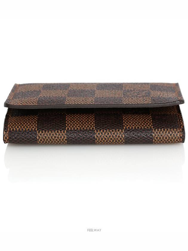 Damier unisex business card wallet flap mini - LOUIS VUITTON - BALAAN 5