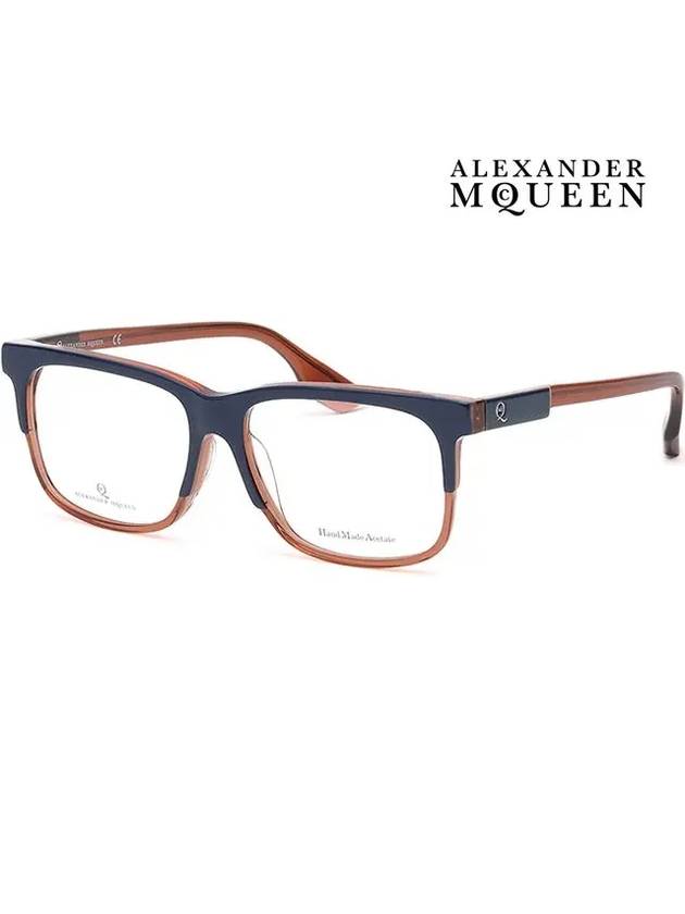 Eyewear Square Glasses Brown - ALEXANDER MCQUEEN - BALAAN 5