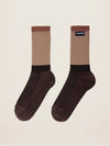 Les Casites Logo Label Cotton Socks Brown - JACQUEMUS - BALAAN 4