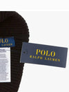 Fox Embroidery Beanie Black - POLO RALPH LAUREN - BALAAN 4