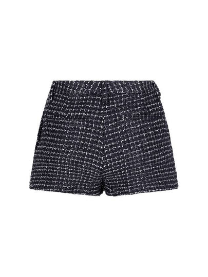 SEQUIN CHECKED TWEED SHORTS - ALESSANDRA RICH - BALAAN 2