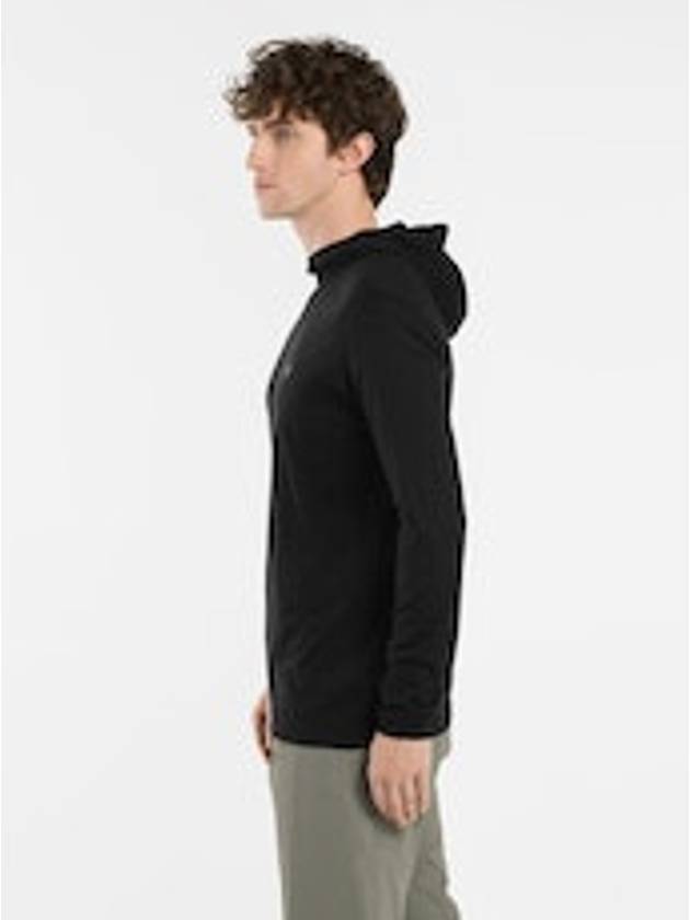 Ionia Merino Wool Hoodie Black - ARC'TERYX - BALAAN 3