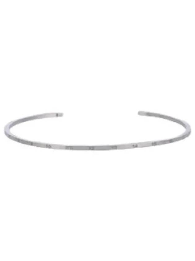 Number Logo Slim Bracelet Silver - MAISON MARGIELA - BALAAN 1