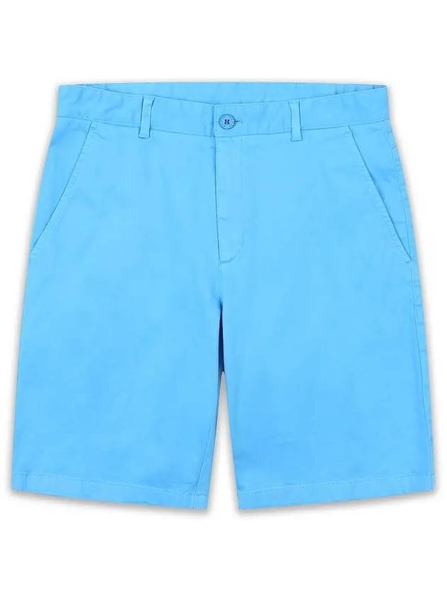 Golfwear Men's Stretch Cotton Shorts Sky Blue - ONOFF - BALAAN 2