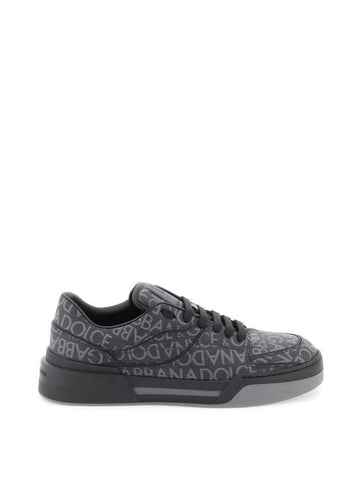 New Rome Low Top Sneakers Grey - DOLCE&GABBANA - BALAAN 1