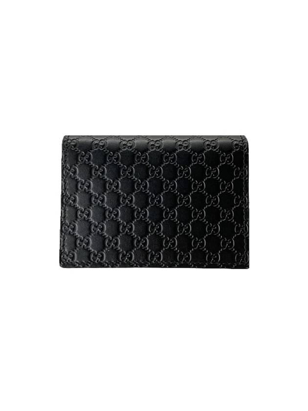 Microssima Bifold Card Wallet Black - GUCCI - BALAAN 2