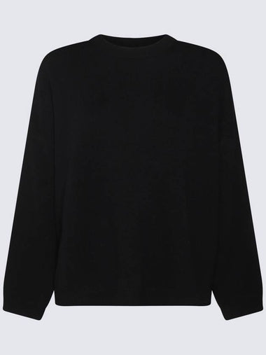 Allude Black Wool Knitwear - ALLUDE - BALAAN 1