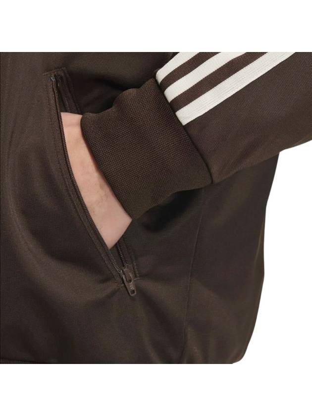 Originals Track Jacket Gender Neutral Dark Brown Wonder White KR JD5267 - ADIDAS - BALAAN 5