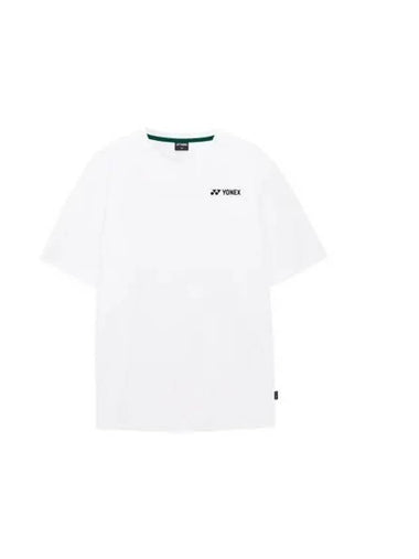 YONEX 243TS039U White Unisex Drawing Graphic Short Sleeve T Shirt - YOUNESS - BALAAN 1