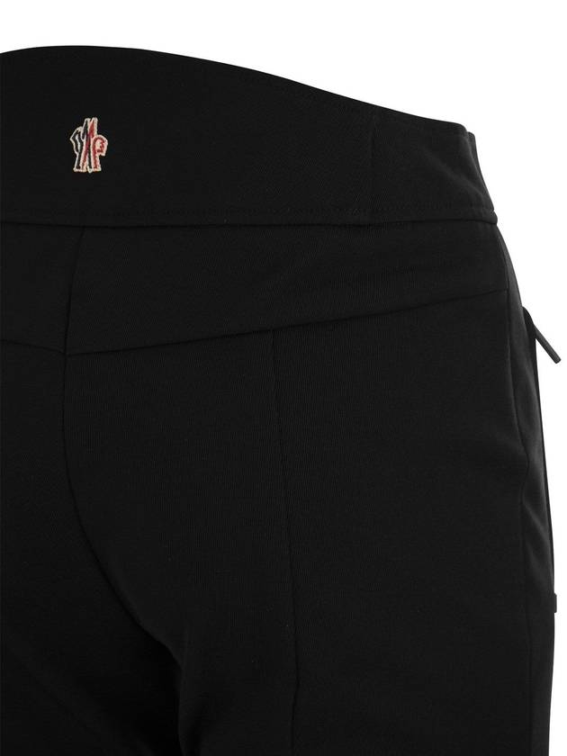 Grenoble Slim Fit Pants Black - MONCLER - BALAAN 5