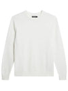 Archer Structure Crew Neck Sweatshirt Cloud White - J.LINDEBERG - BALAAN 2