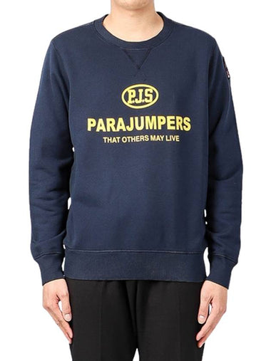 Toml Logo Sweatshirt Navy - PARAJUMPERS - BALAAN 1