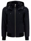 Ballistic Hooded Down Bomber Padding Navy - MOOSE KNUCKLES - BALAAN 1