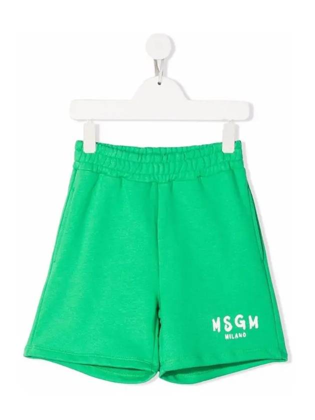 Kids Women s Logo Print Shorts MS028742 080 - MSGM - BALAAN 1