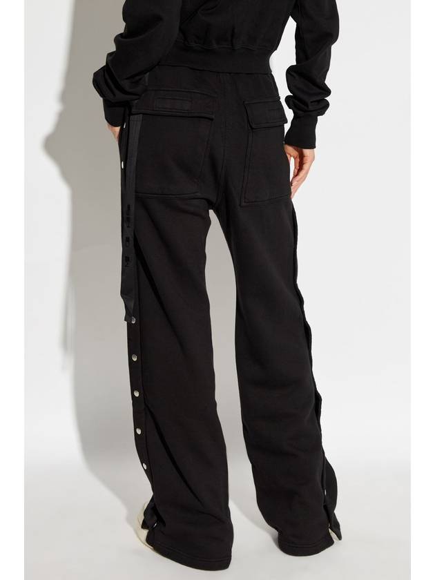 Rick Owens DRKSHDW Sweatpants Pusher, Women's, Black - RICK OWENS - BALAAN 4