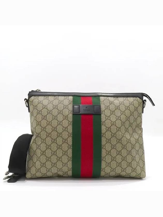 523335 PVC GG Supreme Ophidia Messenger Cross Bag - GUCCI - BALAAN 1