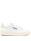 Medalist Green Tab Low Top Sneakers White - AUTRY - BALAAN 2