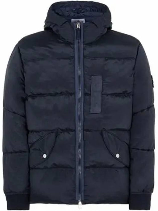 Wappen Patch Metal Econyl Down Padding Navy - STONE ISLAND - BALAAN 2