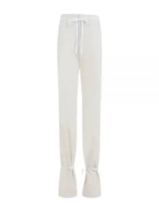 Cotton Straight Pants Chalk - LEMAIRE - BALAAN 2