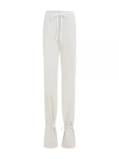 Cotton Straight Pants Chalk - LEMAIRE - BALAAN 2