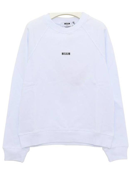 Mini Logo Sweatshirt White - MSGM - BALAAN 2