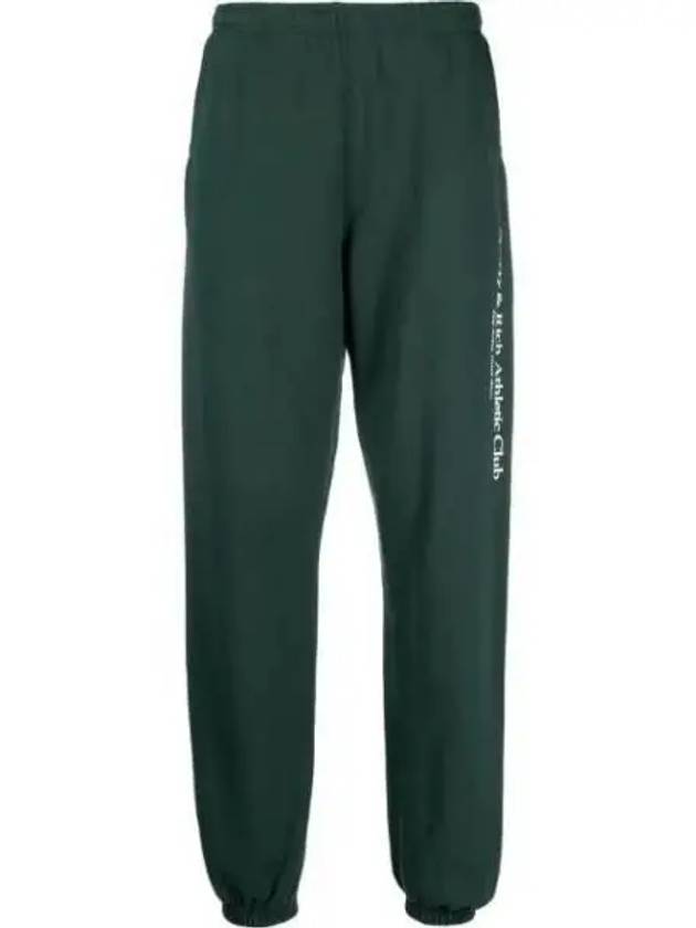 Casual Athletic Club Cotton Track Pants Green - SPORTY & RICH - BALAAN 2