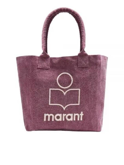 Yenky Embroidered Logo Small Tote Bag Purple - ISABEL MARANT - BALAAN 2