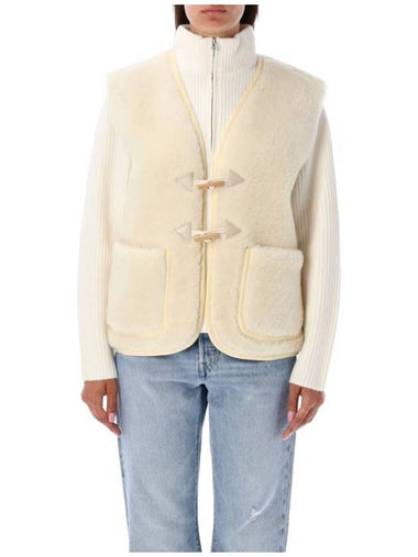 Jules Jacket Vest Ecru - A.P.C. - BALAAN 1