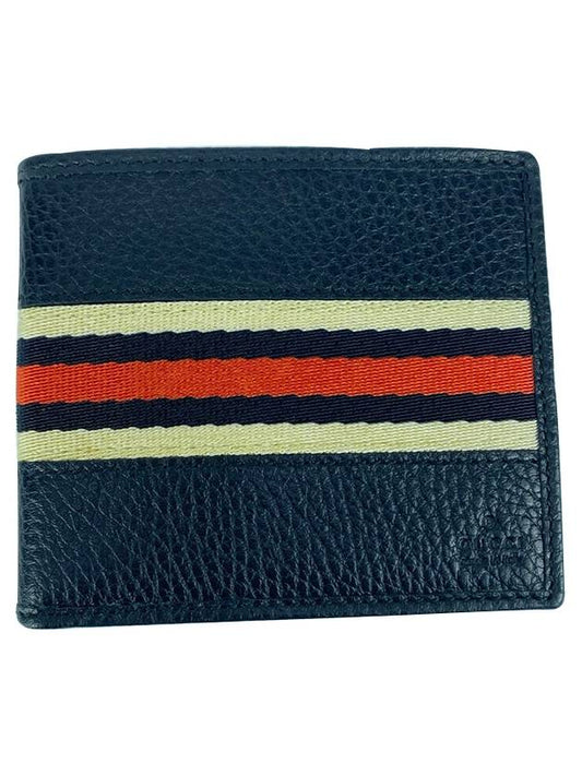 Three-Line Half Wallet Black - GUCCI - BALAAN 1