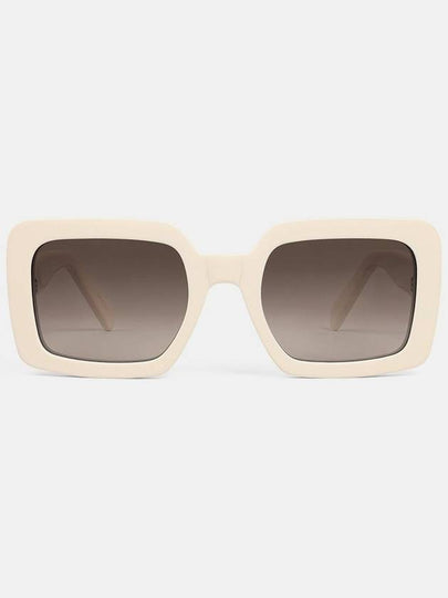 Eyewear Triomphe 13 Acetate Sunglasses Ivory - CELINE - BALAAN 2