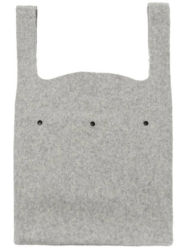 Numbering Polyester Wool Tote Bag Grey - MAISON MARGIELA - BALAAN 3