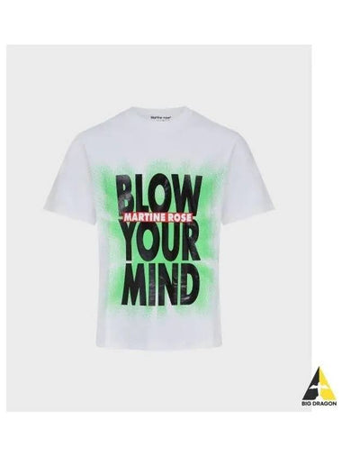 M Blow Your Mind T Shirt White CLASSIC whiteBLOW - MARTINE ROSE - BALAAN 1