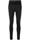 Women's Genesis Star Band Leggings Black - GOLDEN GOOSE - BALAAN 1