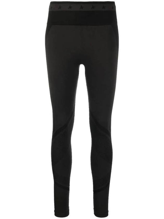 Women's Genesis Star Band Leggings Black - GOLDEN GOOSE - BALAAN 1