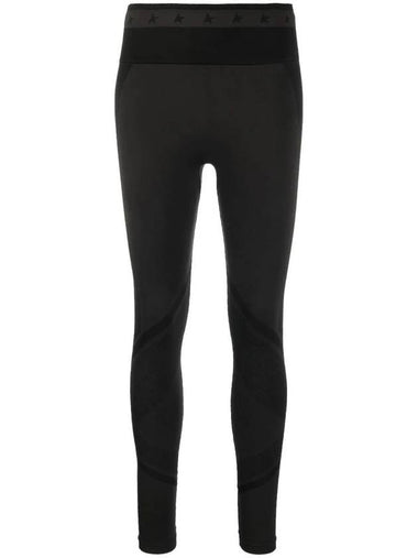 Women's Genesis Star Band LeGGings Black - GOLDEN GOOSE - BALAAN 1