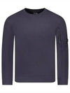 Diagonal Raised Fleece Sweatshirt Navy - CP COMPANY - BALAAN 2