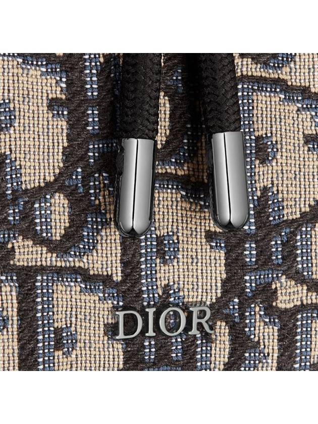 D Touch Vertical Oblique Jacquard Card Wallet Beige - DIOR - BALAAN 4