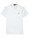 Embroidery Pony Logo Cotton Short Sleeve Polo Shirt White - POLO RALPH LAUREN - BALAAN 2