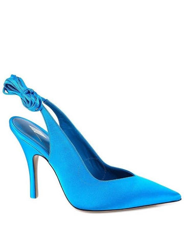 The Attico Turquoise Venus Slingback 105 Pumps, Brand Size 37 ( US Size 7 ) - THE ATTICO - BALAAN 1