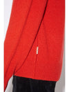 Wool Blend Cardigan Red - ACNE STUDIOS - BALAAN 5